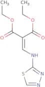 diethyl 2-((2,4,5-thiadiazolylamino)methylene)propane-1,3-dioate