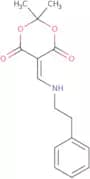 2,2-dimethyl-5-(((2-phenylethyl)amino)methylene)-1,3-dioxane-4,6-dione