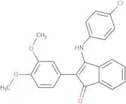 2-(3,4-dimethoxyphenyl)-3-((4-chlorophenyl)amino)inden-1-one