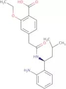 4-[2-[[(1S)-1-(2-Aminophenyl)-3-methylbutyl]amino]-2-oxoethyl]-2-ethoxybenzoic acid