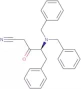 4S-4-Dibenzylamino-3-oxo-5-phenyl-pentanonitrile