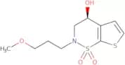 (4S)-3,4-Dihydro-2-(3-methoxypropyl)-2H-thieno[3,2-e]-1,2-thiazin-4-ol 1,1-dioxide