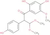 1-(2,4-Dihydroxy-5-methoxyphenyl)-2-(4-hydroxyphenyl)-3,3-dimethoxy-1-propanone