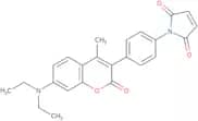 7-Diethylamino-3-(4'-maleimidylphenyl)-4-methylcoumarin