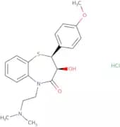 (2S,3S)-5-[2-(Dimethylamino)ethyl]-3-hydroxy-2-(4-methoxyphenyl)-2,3-dihydro-1,5-benzothiazepin-4-…