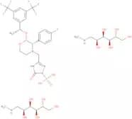 1-Deoxy-1-(methylamino)-D-glucitol [3-[[(2R,3S)-2-[(1R)-1-[3,5-bis(trifluoromethyl)phenyl]ethoxy]-…
