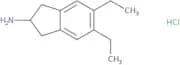 5,6-Diethyl-2,3-dihydro-1H-inden-2-amine hydrochloride