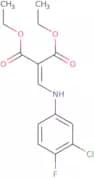 Diethyl [[(3-chloro-4-fluorophenyl)amino]methylene]malonate