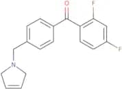 (2,4-Difluorophenyl)[4-(2,5-dihydro-1H-pyrrol-1-ylmethyl)phenyl]methanone