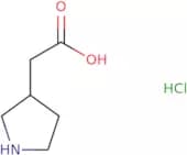 (Pyrrolidin-3-yl)acetic acid hydrochloride