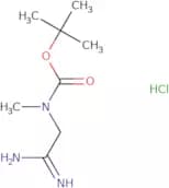 tert-Butyl N-(2-amino-2-iminiumylethyl)-N-methylcarbamate chloride