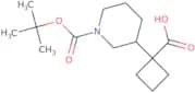 1-{1-[(tert-Butoxy)carbonyl]piperidin-3-yl}cyclobutane-1-carboxylic acid