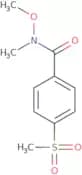 4-Methanesulfonyl-N-methoxy-N-methylbenzamide