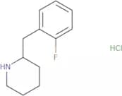 2-[(2-Fluorophenyl)methyl]piperidine hydrochloride