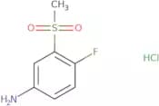 4-Fluoro-3-methanesulfonylaniline hydrochloride