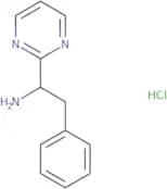 2-Phenyl-1-(pyrimidin-2-yl)ethan-1-amine hydrochloride