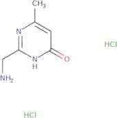 2-(Aminomethyl)-6-methyl-3,4-dihydropyrimidin-4-one dihydrochloride