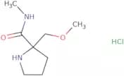 2-(Methoxymethyl)-N-methylpyrrolidine-2-carboxamide hydrochloride