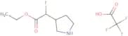 Ethyl 2-fluoro-2-(pyrrolidin-3-yl)acetate, trifluoroacetic acid