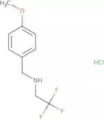 [(4-Methoxyphenyl)methyl](2,2,2-trifluoroethyl)amine hydrochloride