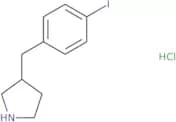 3-[(4-Iodophenyl)methyl]pyrrolidine hydrochloride