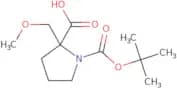 1-[(tert-Butoxy)carbonyl]-2-(methoxymethyl)pyrrolidine-2-carboxylic acid
