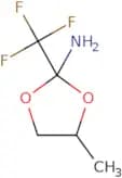 4-Methyl-2-(trifluoromethyl)-1,3-dioxolan-2-amine