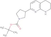 tert-Butyl 3-(5,6,7,8-tetrahydro-1,8-naphthyridin-2-yl)pyrrolidine-1-carboxylate
