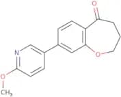 8-(6-Methoxypyridin-3-yl)-2,3,4,5-tetrahydro-1-benzoxepin-5-one