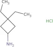 3,3-Diethylcyclobutan-1-amine hydrochloride