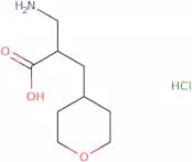 3-Amino-2-[(oxan-4-yl)methyl]propanoic acid hydrochloride