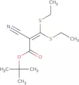 tert-Butyl 2-cyano-3,3-bis(ethylsulfanyl)prop-2-enoate