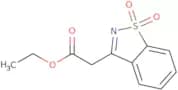 1,​2-​Benzisothiazole-​3-​acetic acid ethyl ester 1,​1-​dioxide