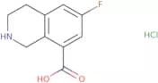 6-Fluoro-1,2,3,4-tetrahydroisoquinoline-8-carboxylic acid hydrochloride