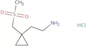 2-[1-(Methanesulfonylmethyl)cyclopropyl]ethan-1-amine hydrochloride