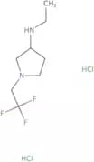 N-Ethyl-1-(2,2,2-trifluoroethyl)pyrrolidin-3-amine dihydrochloride