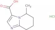 5-Methyl-5H,6H,7H,8H-imidazo[1,2-a]pyridine-3-carboxylic acid hydrochloride