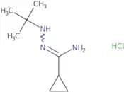 N-(tert-Butylamino)cyclopropanecarboximidamide hydrochloride