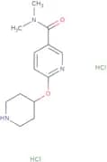 N,N-Dimethyl-6-(piperidin-4-yloxy)pyridine-3-carboxamide dihydrochloride
