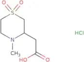 2-(4-Methyl-1,1-dioxo-1λ⁶-thiomorpholin-3-yl)acetic acid hydrochloride