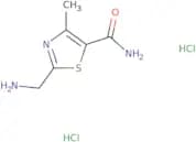 2-(Aminomethyl)-4-methyl-1,3-thiazole-5-carboxamide dihydrochloride