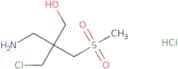 3-Amino-2-(chloromethyl)-2-(methanesulfonylmethyl)propan-1-ol hydrochloride