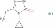 3-(Aminomethyl)-4-cyclopropyl-4,5-dihydro-1H-1,2,4-triazol-5-one hydrochloride