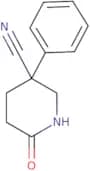6-Oxo-3-phenylpiperidine-3-carbonitrile