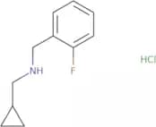 (Cyclopropylmethyl)[(2-fluorophenyl)methyl]amine hydrochloride