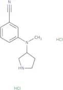 3-[Methyl(pyrrolidin-3-yl)amino]benzonitrile dihydrochloride