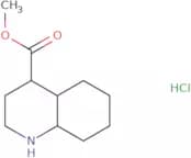 Methyl decahydroquinoline-4-carboxylate hydrochloride
