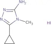 5-Cyclopropyl-4-methyl-4H-1,2,4-triazol-3-amine hydroiodide
