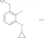 (3-Cyclopropoxy-2-fluorophenyl)methanamine hydrochloride