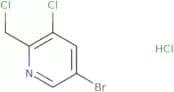 5-Bromo-3-chloro-2-(chloromethyl)pyridine hydrochloride